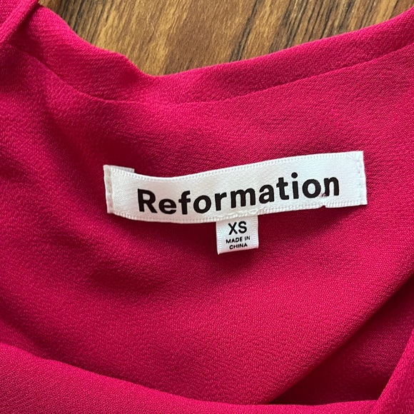 Reformation Dress in Red/pink, XS - Picture 3 of 10